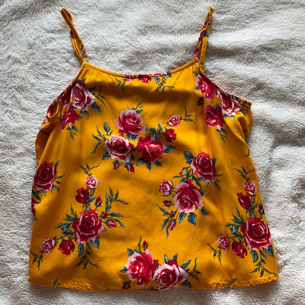 Floral tank top